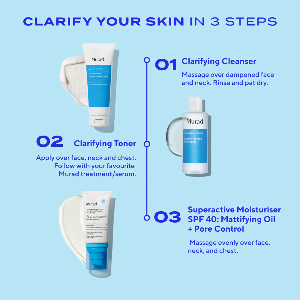 Superactive Moisturiser SPF 40: Mattifying Oil + Pore Control - Image 6